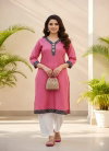 SI 309 Art Silk Jacquard Work Kurti Wholesale Clothing Distributors In India